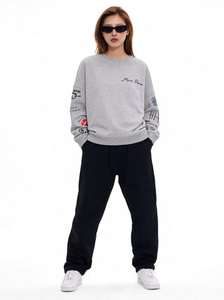 Sweatshirt Loose Fit "Tattoo Brutal"