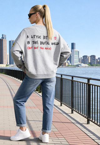 Sweatshirt Loose Fit "Tattoo Brutal"