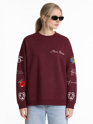 Sweatshirt Loose Fit "Tattoo Brutal"