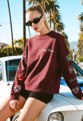 Sweatshirt Loose Fit "Tattoo Brutal"
