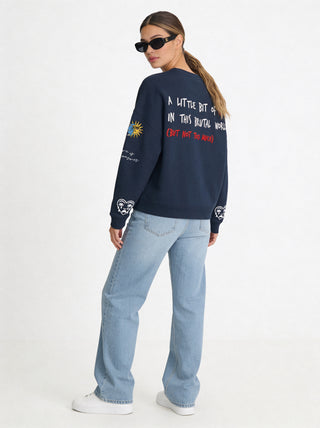 Sweatshirt Loose Fit "Tattoo Brutal"