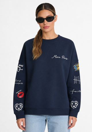 Sweatshirt Loose Fit "Tattoo Brutal"