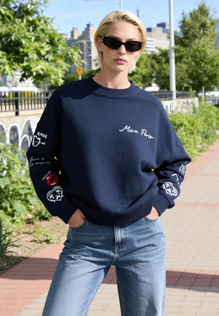 Sweatshirt Loose Fit "Tattoo Brutal"