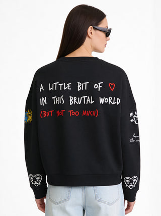 Sweatshirt Loose Fit "Tattoo Brutal"