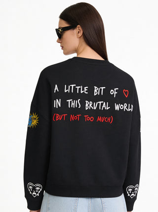 Sweatshirt Loose Fit "Tattoo Brutal"