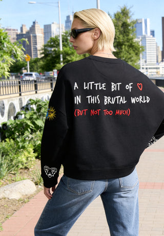 Sweatshirt Loose Fit "Tattoo Brutal"