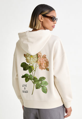 Hoodie Boxy "Roses"