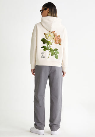 Hoodie Boxy "Roses"