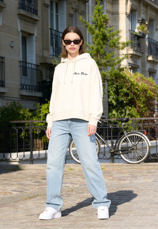 Hoodie Boxy "Roses"