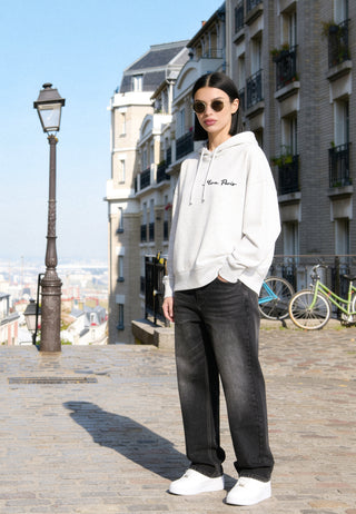 Hoodie Boxy "Roses"