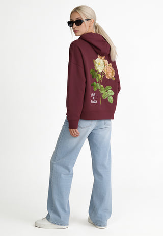 Hoodie Boxy "Roses"