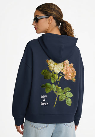 Hoodie Boxy "Roses"