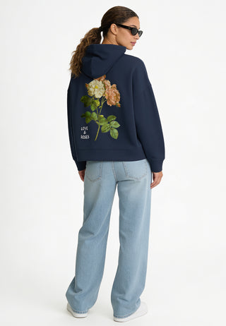 Hoodie Boxy "Roses"