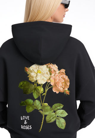Hoodie Boxy "Roses"