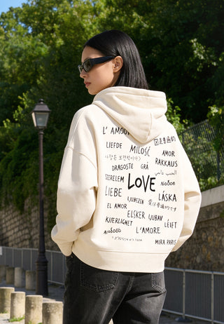 Hoodie Boxy "Universal Love"