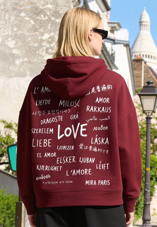 Hoodie Boxy "Universal Love"