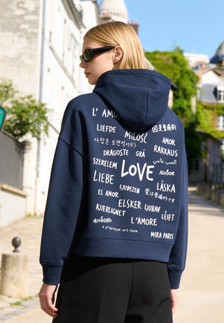 Hoodie Boxy "Universal Love"
