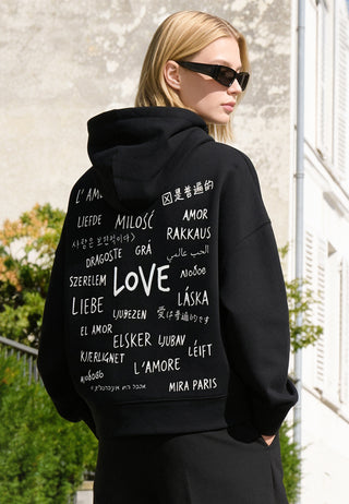 Hoodie Boxy "Universal Love"
