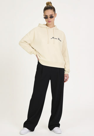 Hoodie Boxy Brodé "Amour"
