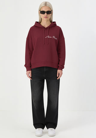 Hoodie Boxy Brodé "Amour"