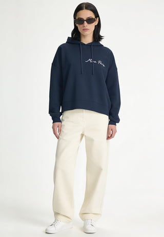Hoodie Boxy Brodé "Amour"