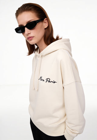 Hoodie Boxy Brodé "Frequency"