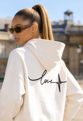 Hoodie Boxy Brodé "Frequency"