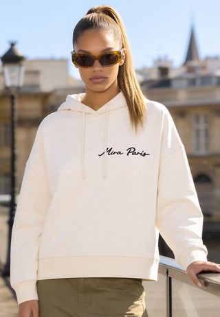 Hoodie Boxy Brodé "Frequency"