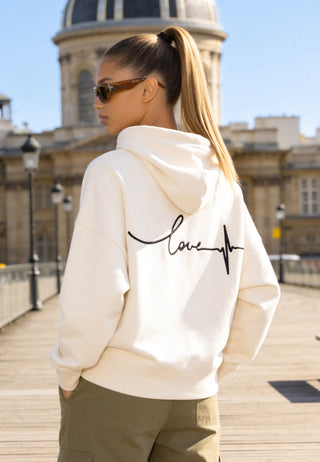 Hoodie Boxy Brodé "Frequency"