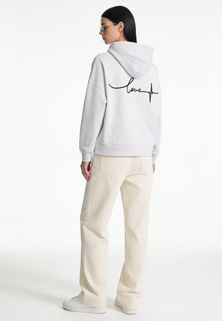 Hoodie Boxy Brodé "Frequency"