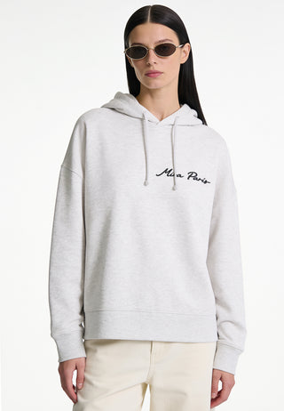 Hoodie Boxy Brodé "Frequency"