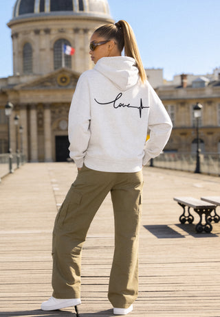 Hoodie Boxy Brodé "Frequency"