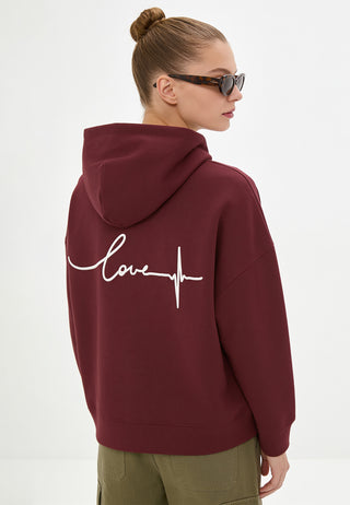 Hoodie Boxy Brodé "Frequency"