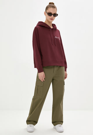 Hoodie Boxy Brodé "Frequency"