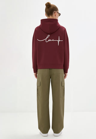 Hoodie Boxy Brodé "Frequency"
