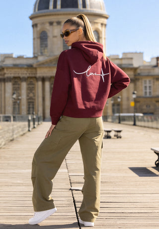 Hoodie Boxy Brodé "Frequency"