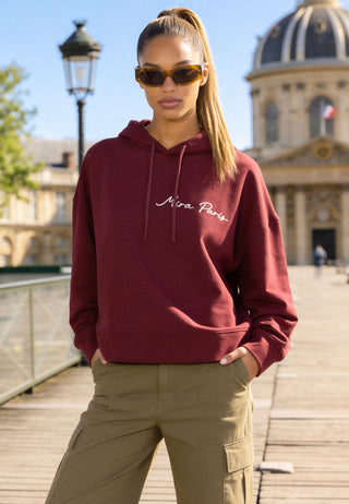 Hoodie Boxy Brodé "Frequency"