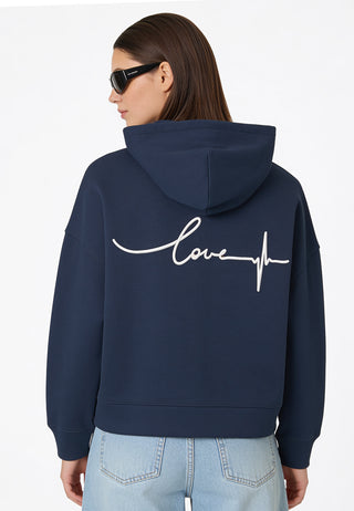 Hoodie Boxy Brodé "Frequency"