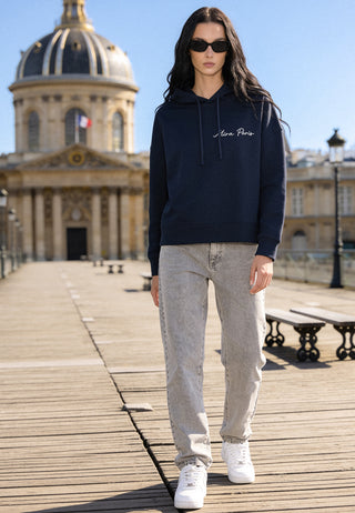 Hoodie Boxy Brodé "Frequency"
