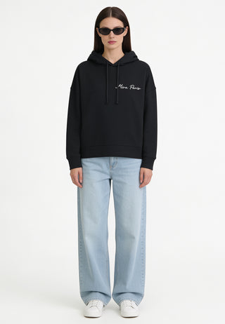 Hoodie Boxy Brodé "Frequency"