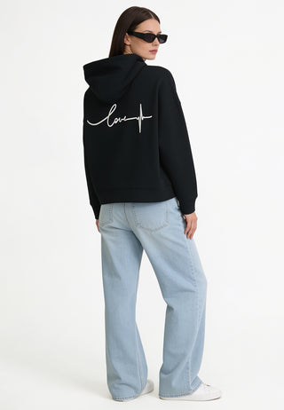 Hoodie Boxy Brodé "Frequency"