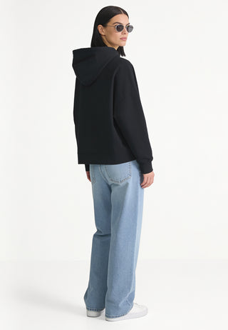 Hoodie Boxy à Zip Brodé "Brutal"