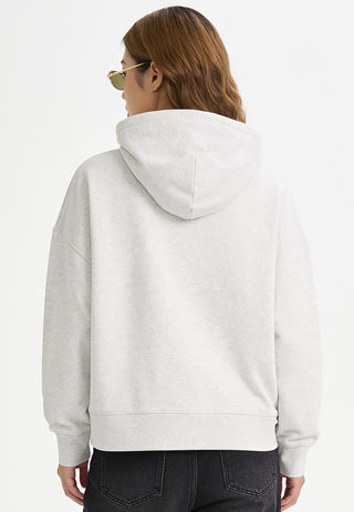 Hoodie Boxy à Zip Brodé "Sweetheart"