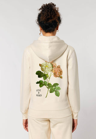 Hoodie à Zip "Roses"