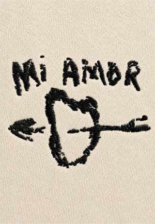 Sweatshirt Boxy Brodé "Mi Amor"