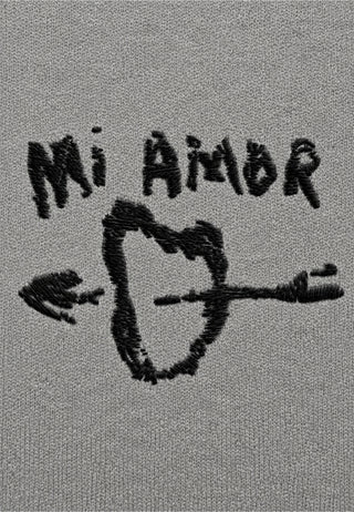 Sweatshirt Boxy Brodé "Mi Amor"