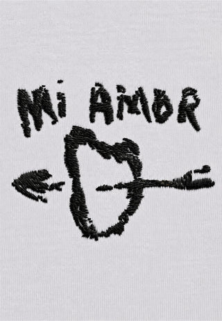 T-shirt Boxy Brodé "Mi Amor"