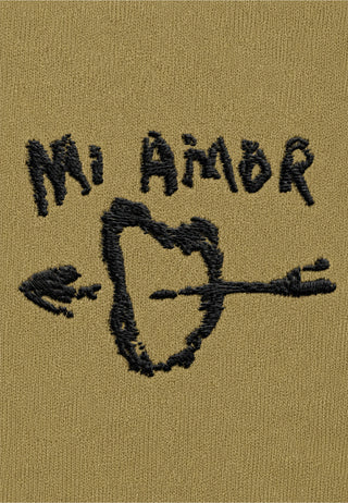 T-shirt Boxy Brodé "Mi Amor"