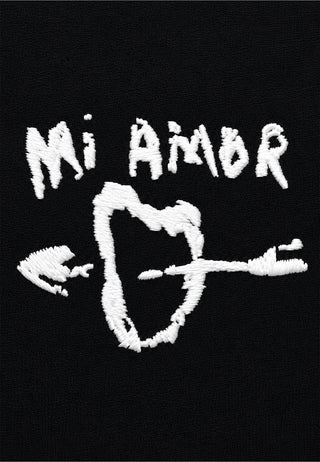 T-shirt Boxy Brodé "Mi Amor"
