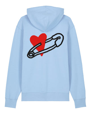 Hoodie Classic Brodé "Coeur Pins"